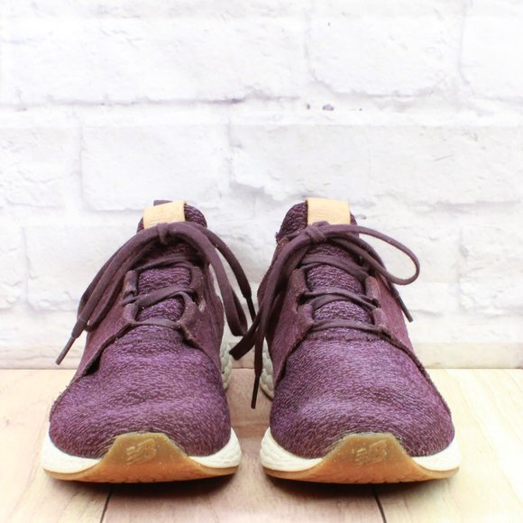 New Balance Wcruzom Purple Fabric Lace-up Running Shoes Size 10 B - Picture 4 of 9